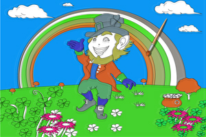 聖派屈克節填色