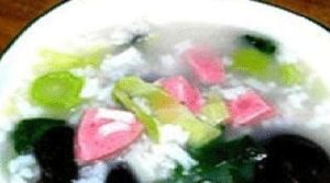 小白菜木耳粥 小白菜木耳粥