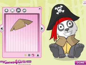 給熊貓換裝 給熊貓換裝