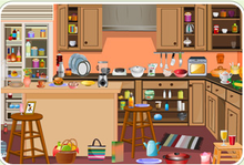 雜亂廚房找東西