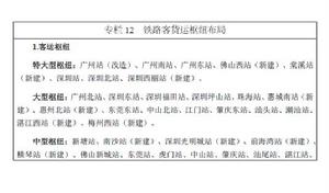 十三五 " 規劃對西麗站改建的說明