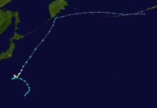 颱風珊瑚 路徑圖