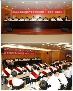 國電電力召開紀念建黨90周年暨“一先兩優”表彰會