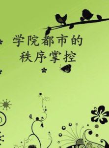 學院都市的秩序掌控 學院都市的秩序掌控