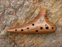 12孔寬音域木陶笛