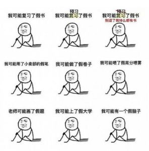 我可能複習了假書