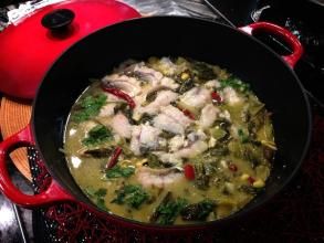 酸菜魚片湯 酸菜魚片湯