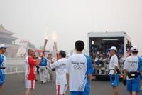 2008北京奧運火炬傳遞拍攝現場