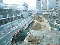 （圖）九龍南線工地（深旺道近奧運站）