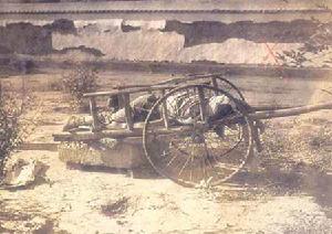 盧溝橋附近被中國守軍擊斃的日本士兵；這都是日本隨軍記者