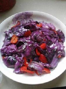 醋溜紫甘藍 醋溜紫甘藍