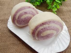 紫薯饅頭卷
