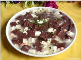 鴨血豆腐羹 鴨血豆腐羹