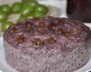 黑米發糕 黑米發糕