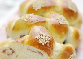 豆沙辮子麵包 豆沙辮子麵包