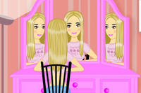 照鏡子化妝 照鏡子化妝