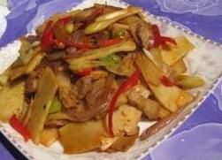 五花肉炒筍片 五花肉炒筍片