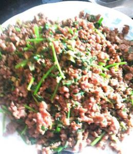 香菜肉末 香菜肉末