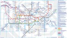 倫敦捷運線路圖
