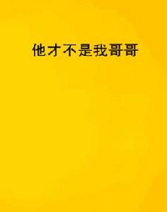 他才不是我哥哥