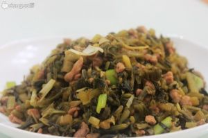 炒鹹菜豬肉 炒鹹菜豬肉