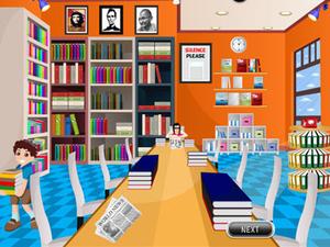學校圖書館遊戲 學校圖書館遊戲