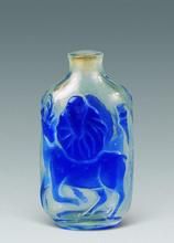 騎驢問道圖煙壺