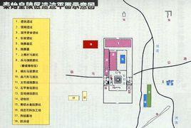 秦始皇陵園遺址平面圖 秦始皇陵園遺址平面圖