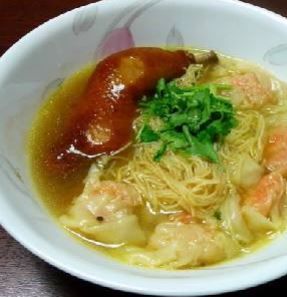 蝦仁蛋面 蝦仁蛋面