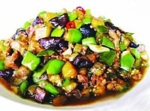 蔥香茄子 蔥香茄子