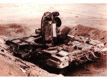 黎巴嫩戰爭中被擊毀的T-72坦克