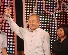 朱樹松先生在北京中央音樂學院頒獎典禮上