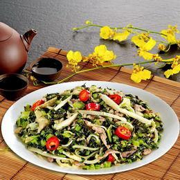 肉絲炒雪裡紅 肉絲炒雪裡紅