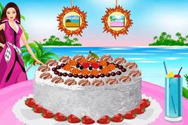 芭比製作水果蛋糕 芭比製作水果蛋糕