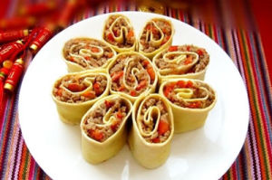 如意豆皮牛肉卷 如意豆皮牛肉卷