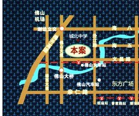 東海國際花園區點陣圖