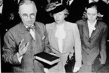 杜魯門宣誓就職