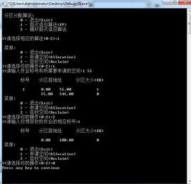 空間分配 空間分配