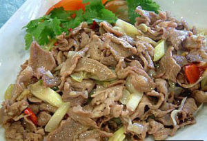 桃仁炒羊肉 桃仁炒羊肉