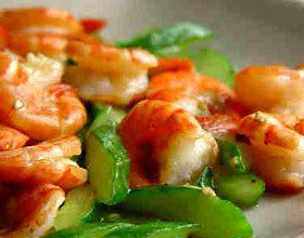 河蝦炒青瓜 河蝦炒青瓜