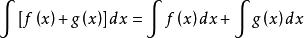 不定積分的運算法則