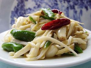 辣炒杏鮑菇 辣炒杏鮑菇