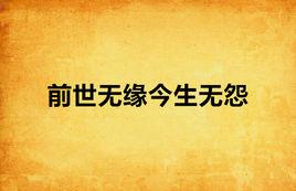 前世無緣今生無怨 前世無緣今生無怨