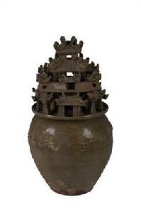 西晉越窯青瓷穀倉 西晉越窯青瓷穀倉