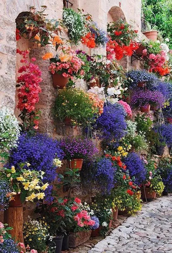 選一個鮮花寵幸的小鎮,和你安靜終老餘生。