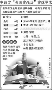 桑菊防感湯