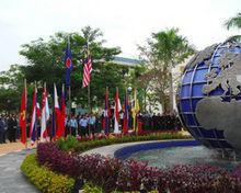 馬來西亞外交部舉行升旗儀式紀念“東協日”