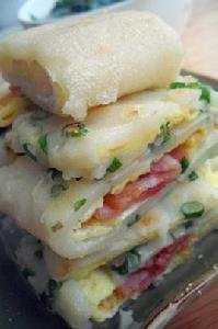 培根煎蛋餅 培根煎蛋餅