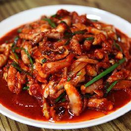 韓式辣醬炒章魚 韓式辣醬炒章魚