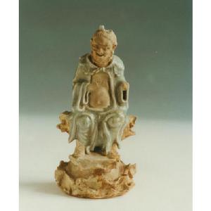 南宋龍泉窯塑像 南宋龍泉窯塑像